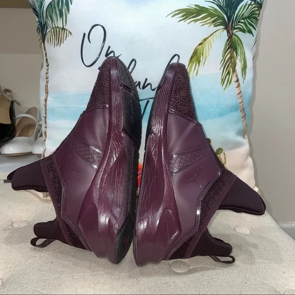 Puma Burgundy Fierce Krm High Top Sneakers Size 8 Excellent Condition - Picture 5 of 9